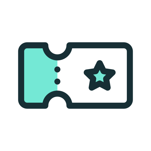 Ticket free icon