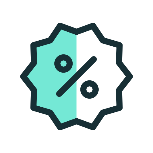 Discount free icon