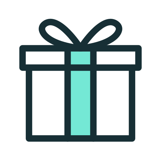 Gift free icon Gift free icon