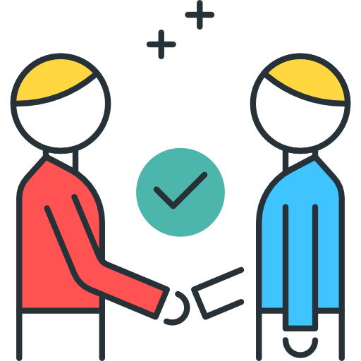 parceria grátis ícone