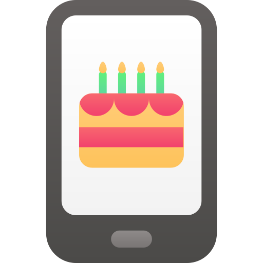 pastel de cumpleaños icono gratis