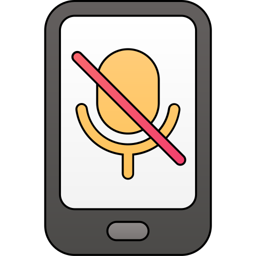 micrófono apagado icono gratis