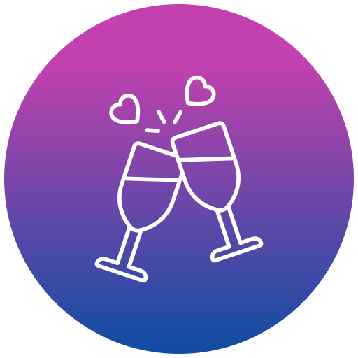 copa de champagne icono gratis