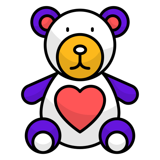 oso de peluche icono gratis