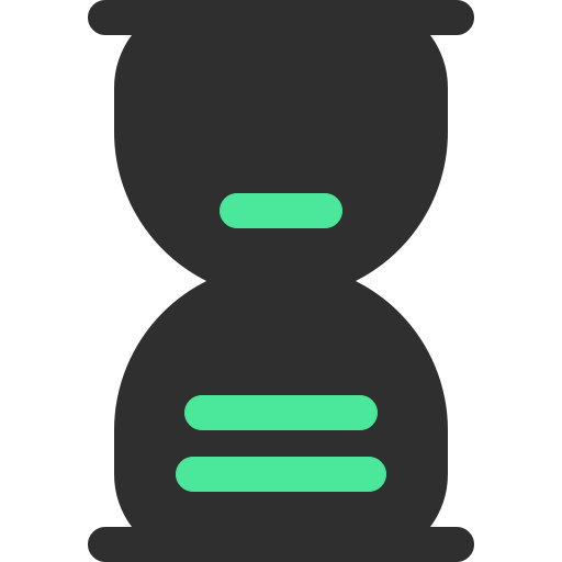 reloj de arena icono gratis