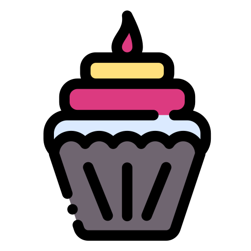 petit gâteau d'anniversaire Icône gratuit petit gâteau d'anniversaire Icône gratuit