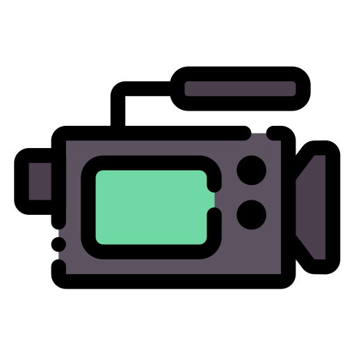 camara de video icono gratis