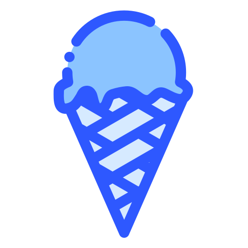 cucurucho de helado icono gratis