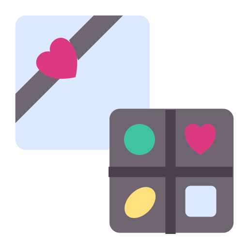 Chocolate box free icon