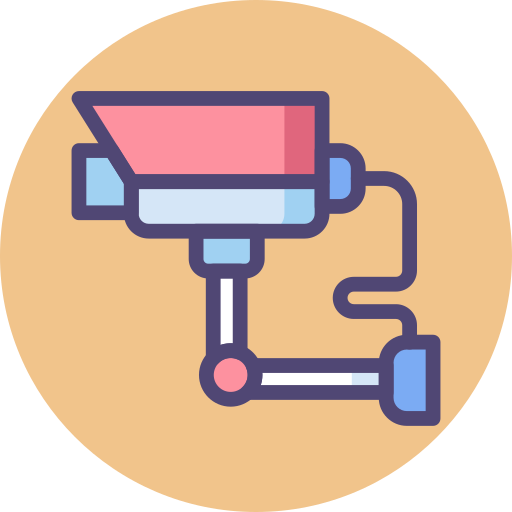 circuito cerrado de televisión icono gratis