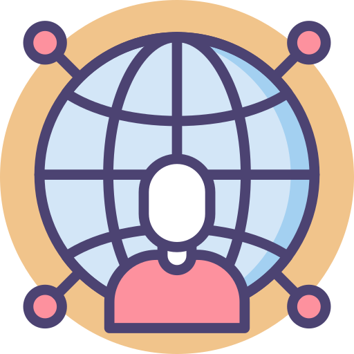 medios de comunicación social icono gratis