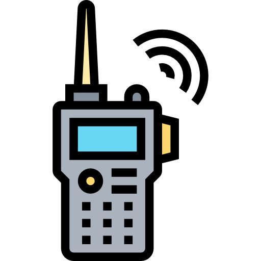 Walkie talkie Meticulous Lineal Color icon