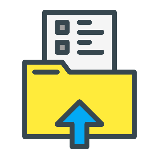 Upload - Free files and folders icons