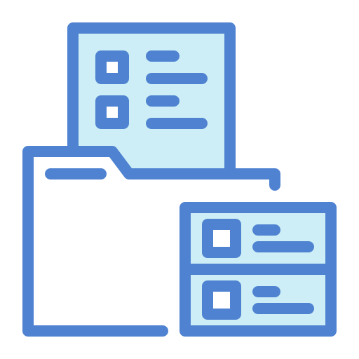 Data storage - Free files and folders icons