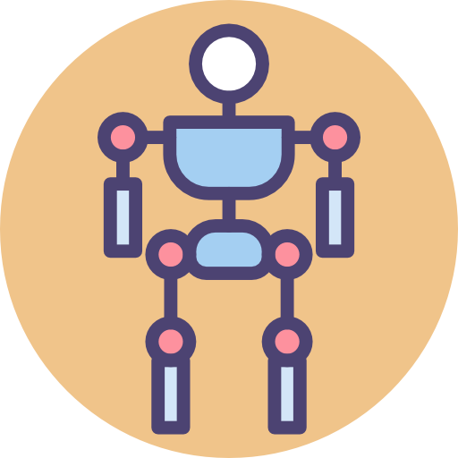 esqueleto de robot icono gratis