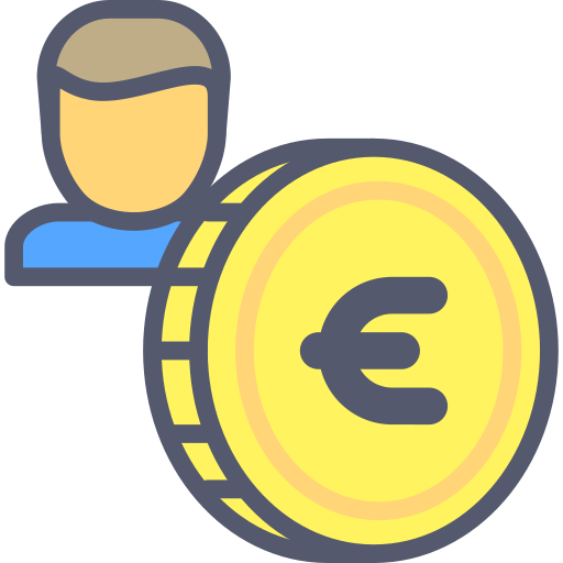 euro icono gratis