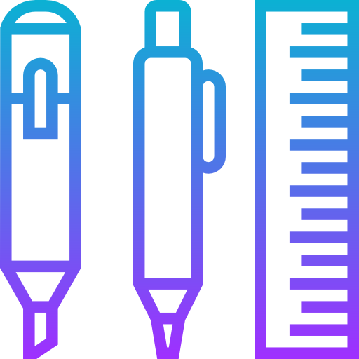 Pencil Meticulous Gradient icon