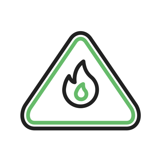 alerta de incendio icono gratis