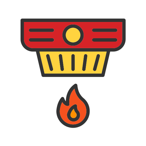 alarma de incendios icono gratis