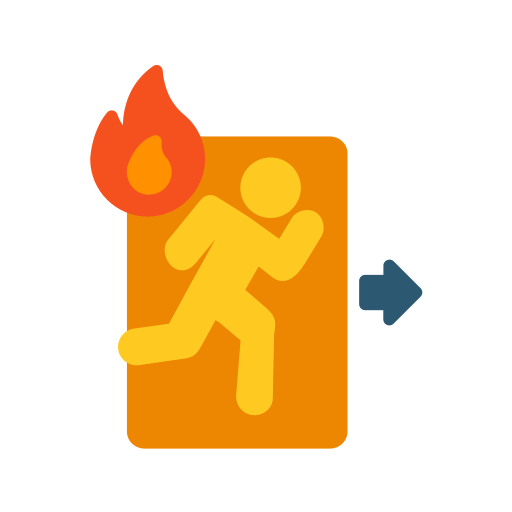 emergencia de incendio icono gratis