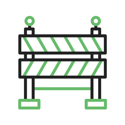 barrera icono gratis