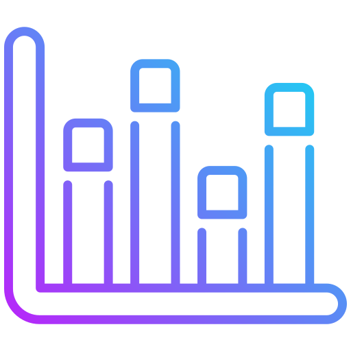 gráfico de barras icono gratis