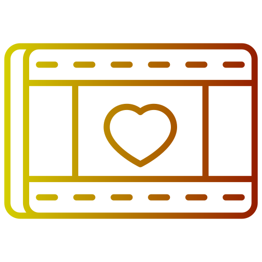 película romántica icono gratis