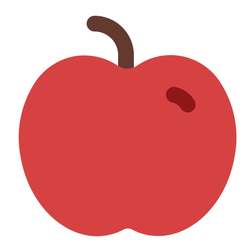 fruta de manzana icono gratis