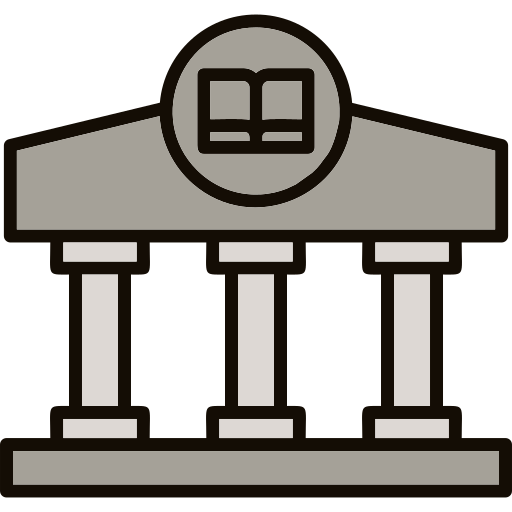 biblioteca pública icono gratis