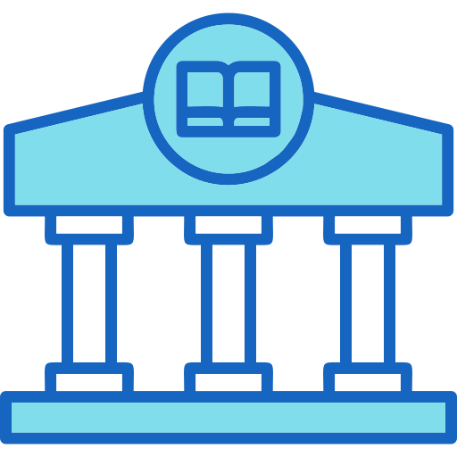 biblioteca pública icono gratis