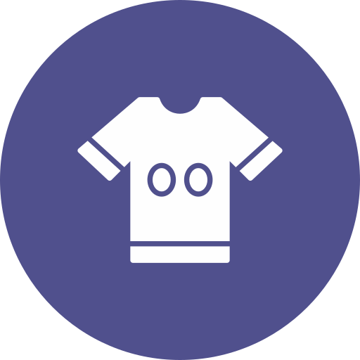 camiseta de fútbol icono gratis