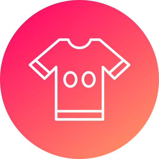 camiseta de fútbol icono gratis