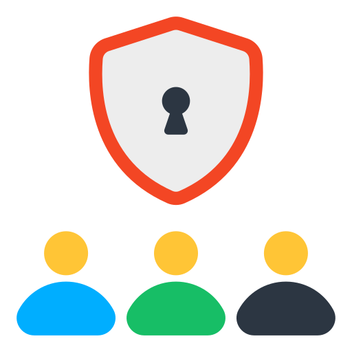 grupo de seguridad icono gratis