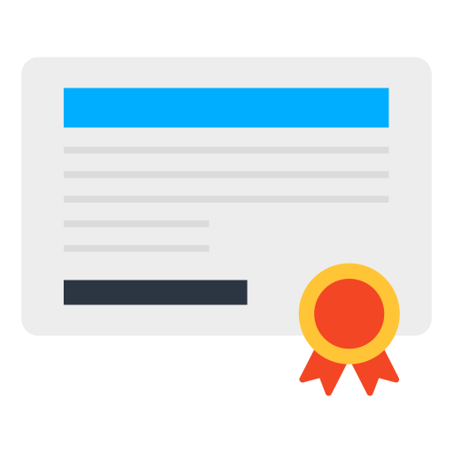 diploma grátis ícone