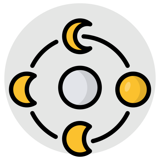 Moon decrease free icon Moon decrease free icon