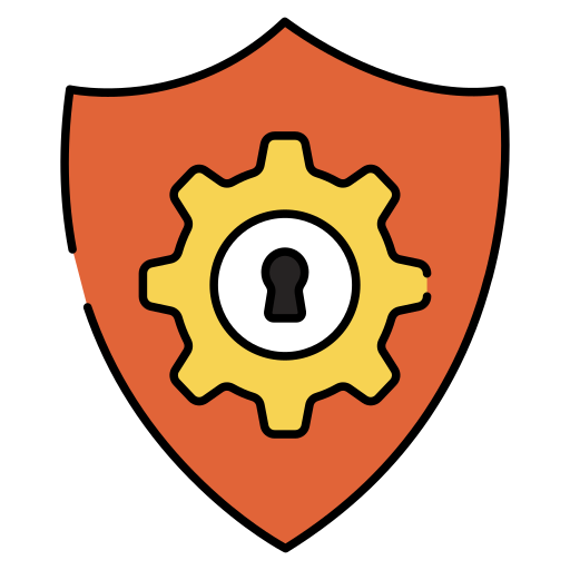 gestion de seguridad icono gratis