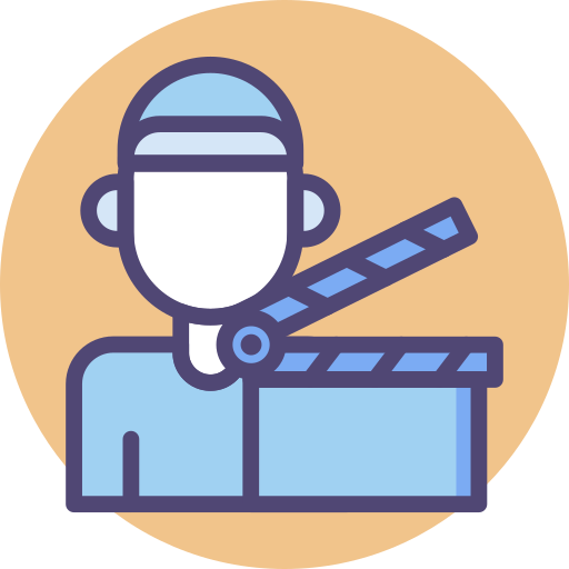 personal de la película icono gratis