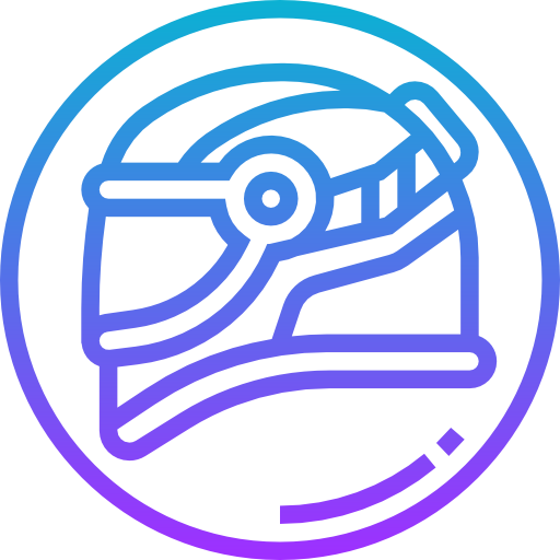 Helmet Meticulous Gradient icon