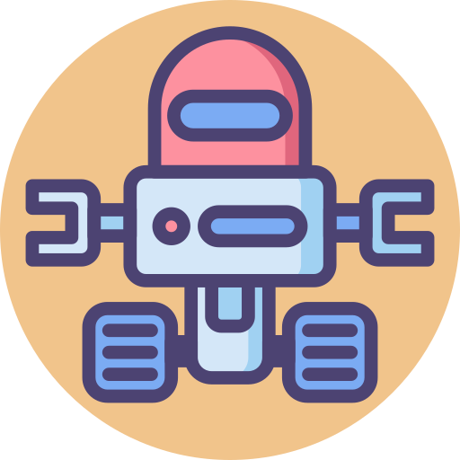 robot espacial icono gratis