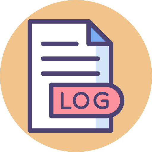 Log document Free interface icons