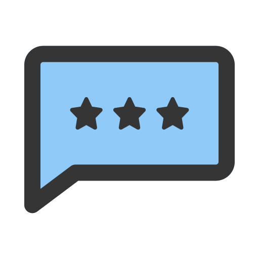 reseñas icono gratis