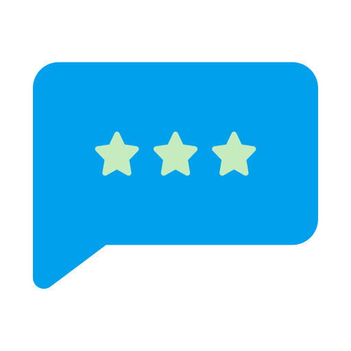 reseñas icono gratis