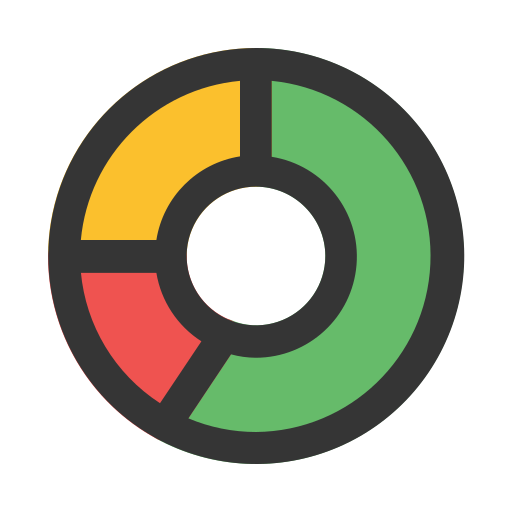 gráfico circular icono gratis