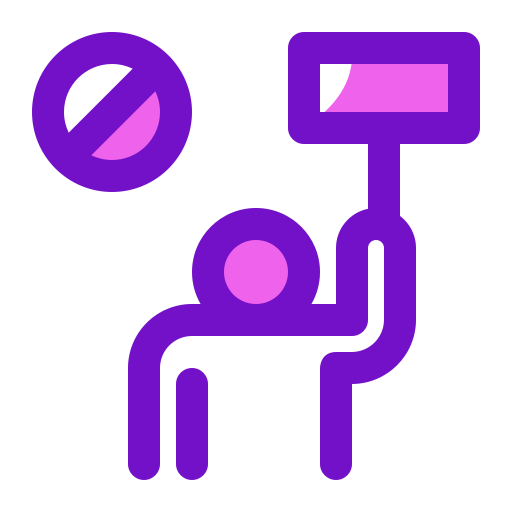 Demonstration free icon