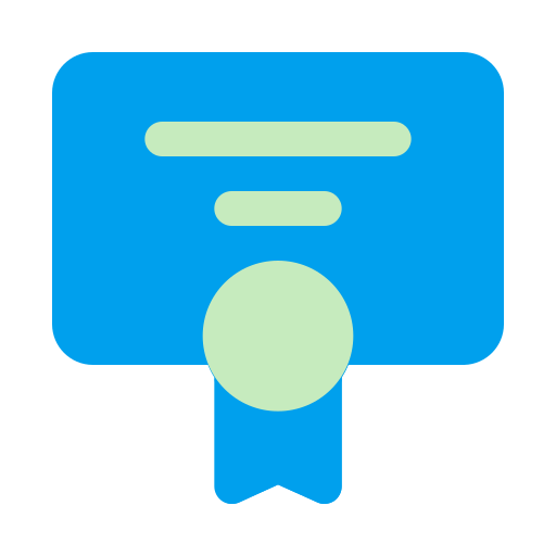 Certificate free icon Certificate free icon
