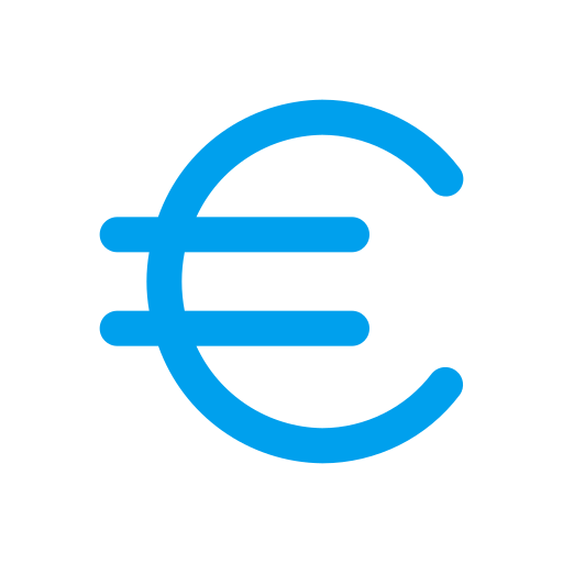 euro icono gratis