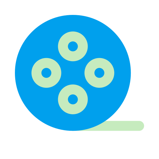 carrete de película icono gratis