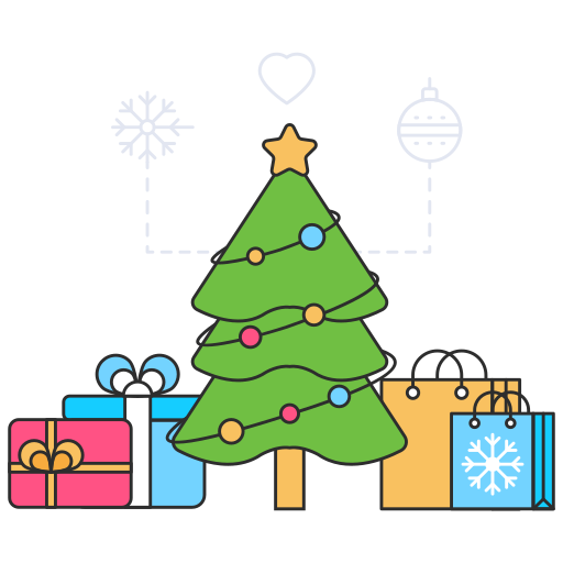 árbol de navidad icono gratis