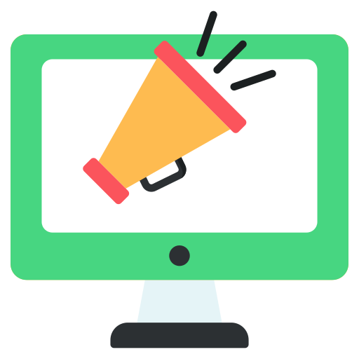 Digital marketing free icon