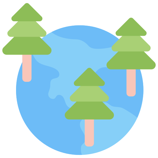 árbol del planeta icono gratis